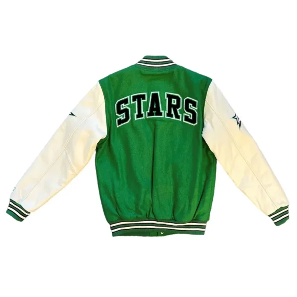 Back view Dallas Stars Prospect Varsity Jacket