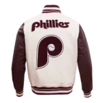 Philadelphia Phillies Varsity Jacket front.