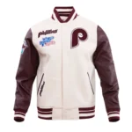 Philadelphia Phillies Varsity Jacket front.