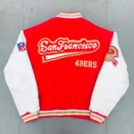 San Francisco 49ers 1990 Varsity Jacket Front View.