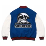 Wave Supreme Varsity Jacket front view.