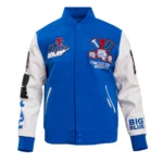 Homecoming Tennessee State Varsity Jacket front view with logo.