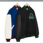 Wave Supreme Varsity Jacket front view.