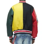 All Star Color Block Varsity Jacket Front