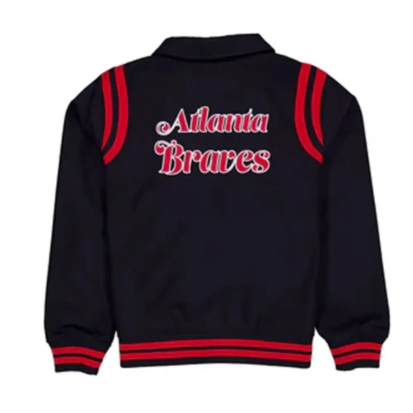 Back view of Atlanta Braves Sport Varsity Jacket