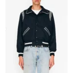 Bare Knuckles Western Varsity Wool Jacket Front