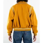 Bare Knuckles Western Varsity Wool Jacket Front