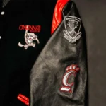 Black Owned UC Varsity Jacket Front View