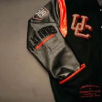 Black Owned UC Varsity Jacket Front View