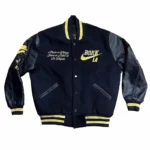 Front view of Born Raised Los Angeles Varsity Jacket