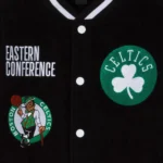 Boston Celtics Eastern Varsity Jacket Front View