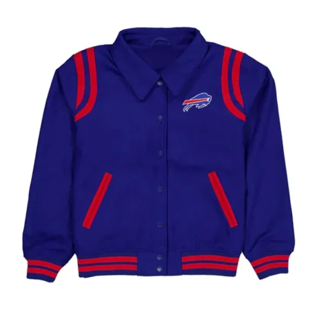 Front view of Buffalo Bills Sport Varsity Jacket