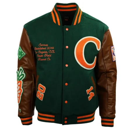 Carrots Arlington Heights Varsity Jacket front view