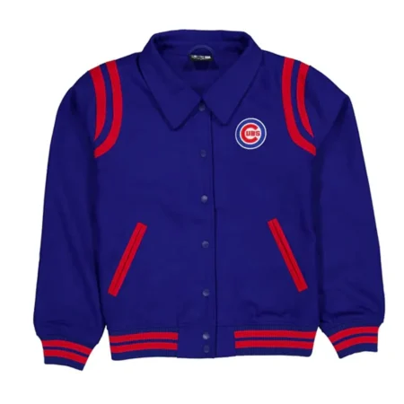 Front view of Chicago Cubs Sport Varsity Jacket