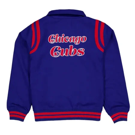 Back view of Chicago Cubs Sport Varsity Jacket