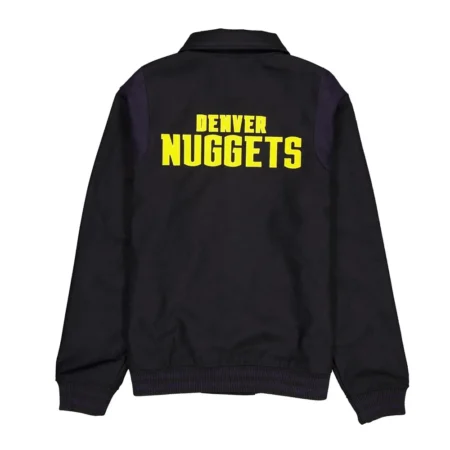 Back view of Denver Nuggets Sport Varsity Jacket