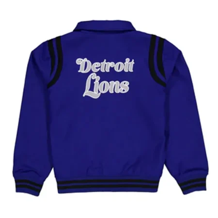 Back view of Detroit Lions Sport Varsity Jacket