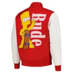 Freeze Max Rude Simpsons Varsity Jacket Front