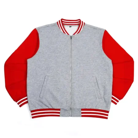 Front view of Generation Loss Ranboo Varsity Jacket