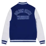 Golden State Warriors Western Varsity Jacket Front View