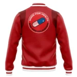 Good for Health Varsity Jacket Front