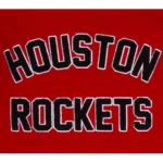 Houston Rockets Varsity Red Jacket Front