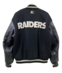 Cube Los Angeles Raiders Varsity Jacket Front