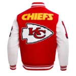 Kansas City Chiefs Mashup Varsity Jacket Front View