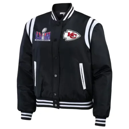 Front view of Champions Kansas City Varsity Jacket