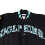 Miami Dolphins 90s Varsity Jacket Front