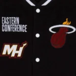 Miami Heat Eastern Conference Varsity Jacket Front View