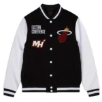 Miami Heat Eastern Conference Varsity Jacket Front View