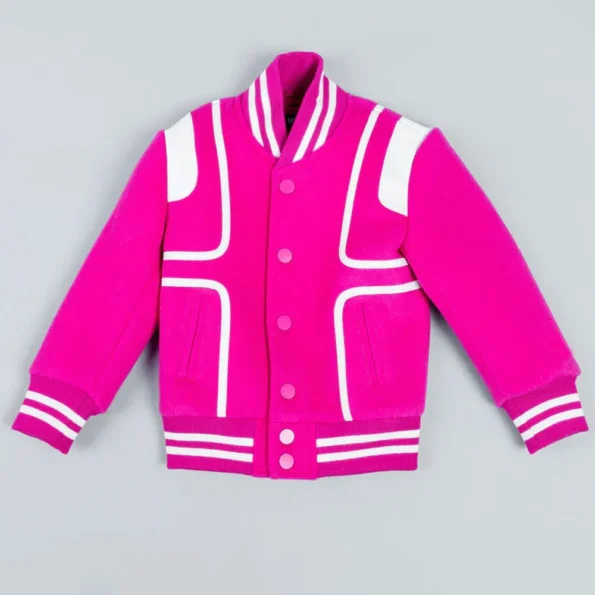 Front view of Milano Gamble Varsity Jacket