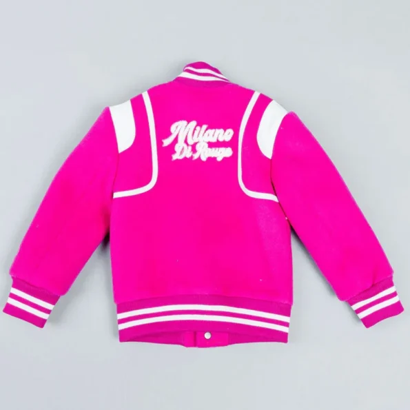 Back view of Milano Gamble Varsity Jacket