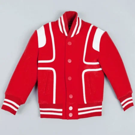 Front view of Milano Gamble Varsity Jacket