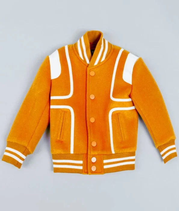 Front view of Milano Gamble Varsity Jacket