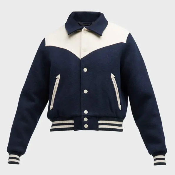 Front view of Mother The Western Varsity Jacket