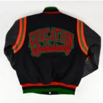 1619 Freedom School Varsity Jacket Front