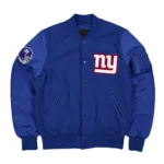 New York Giants Historic Varsity Jacket Front