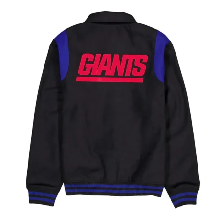 Back view of New York Giants Sport Varsity Jacket