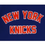 NY Knicks Eastern Conference Varsity Jacket Front View