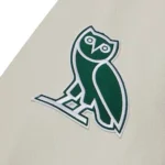 OVO NY Jets Green Varsity Jacket Front and Back