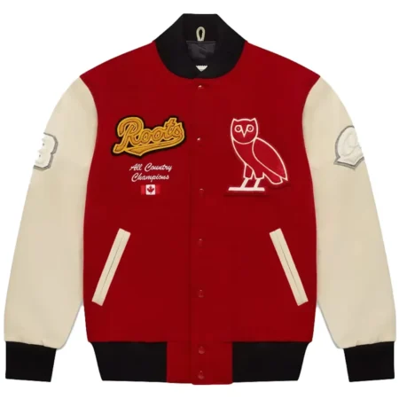 Front view of All Country Champions Varsity Jacket