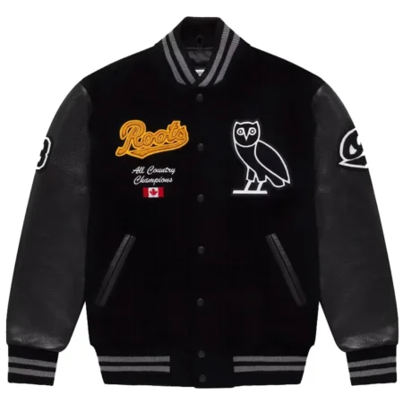 Front view of All Country Champions Varsity Jacket