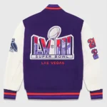 OVO Super Bowl LVIII Varsity Jacket Front