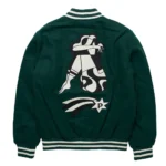 Parra Cloudy Star Varsity Wool Jacket Front