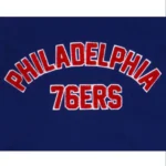 Philadelphia 76ers Eastern Varsity Jacket Front View