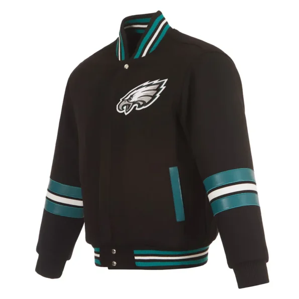 Front view of Philadelphia Eagles Varsity Jacket