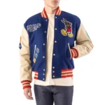 Ozzy Varsity Letterman Jacket Front