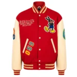 Front view of Ozzy Varsity Letterman Jacket